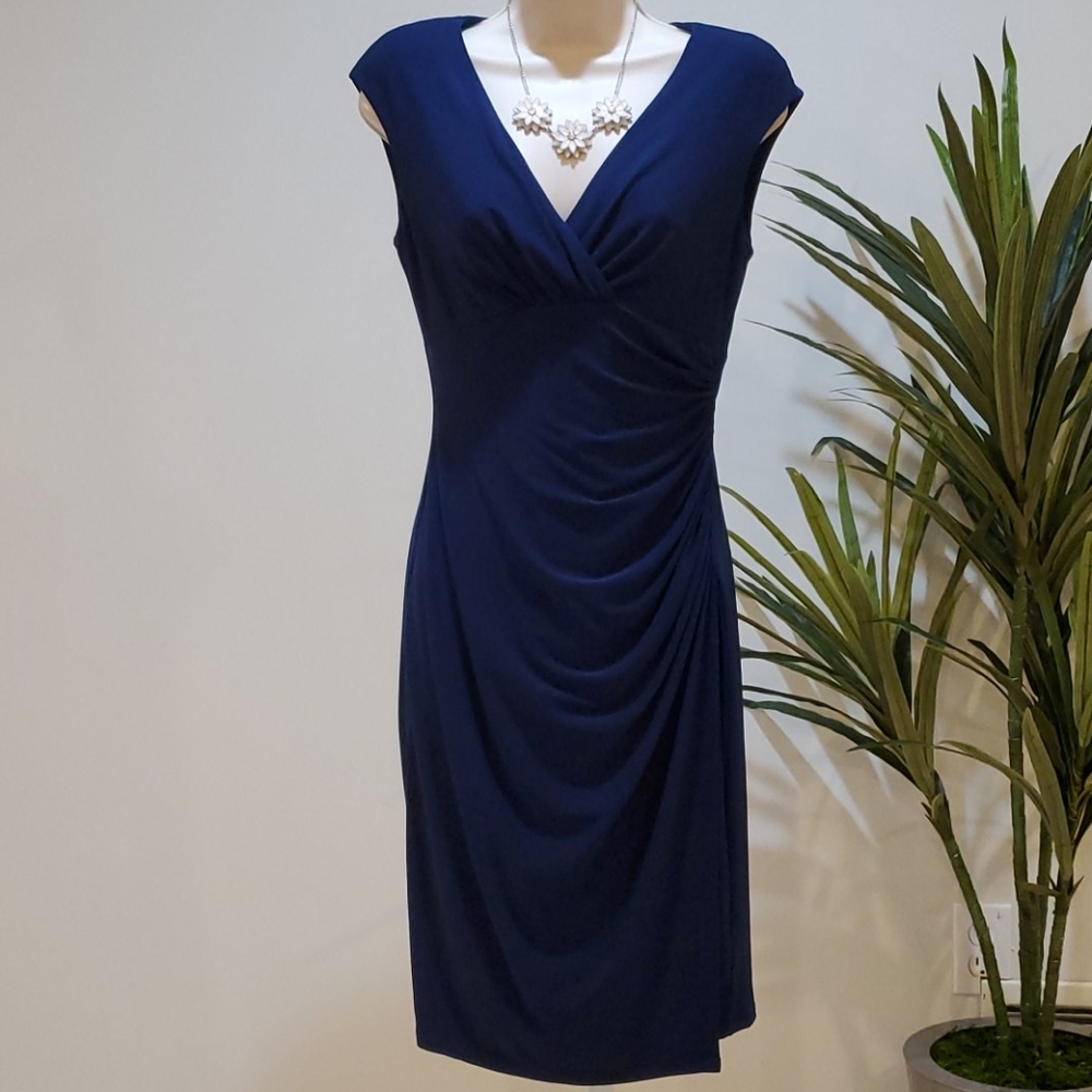 Lauren Ralph Lauren - Rouched Sleveless Dress 4P